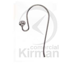 Cierre Plata 072025 Gancho Montaje 11x22mm x (0,80mm Diámetro)