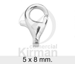 Cierre Plata 072067 Mosquetón Lágrima 5x8mm