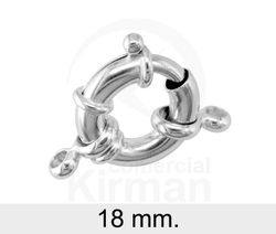 Cierre Plata 072097 Reasa C. Anilla 18mm