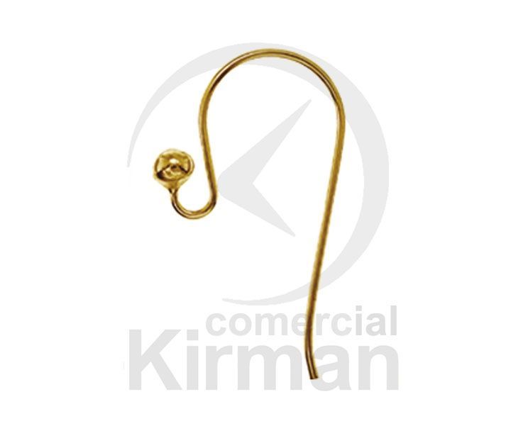 Cierre Plata Dorada 073002 Gancho 11x22mm x (0,80mm Diámetro)