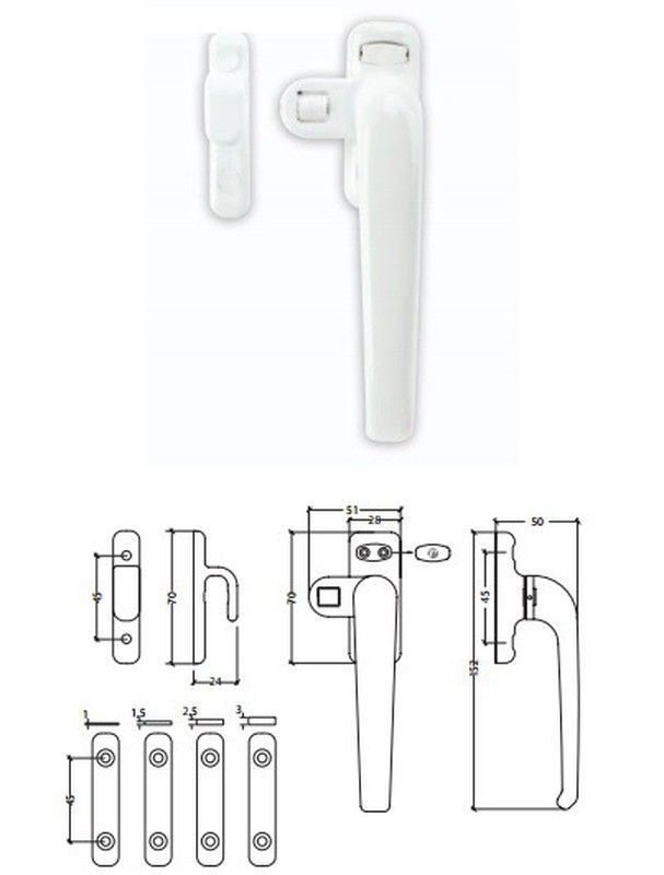 Cierre Presión Rodillo Nylon Derecha. Plata