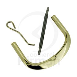 Cierre Reloj Acero Dorado 261169 Hebilla P. Correa Piel Fijación 18mm