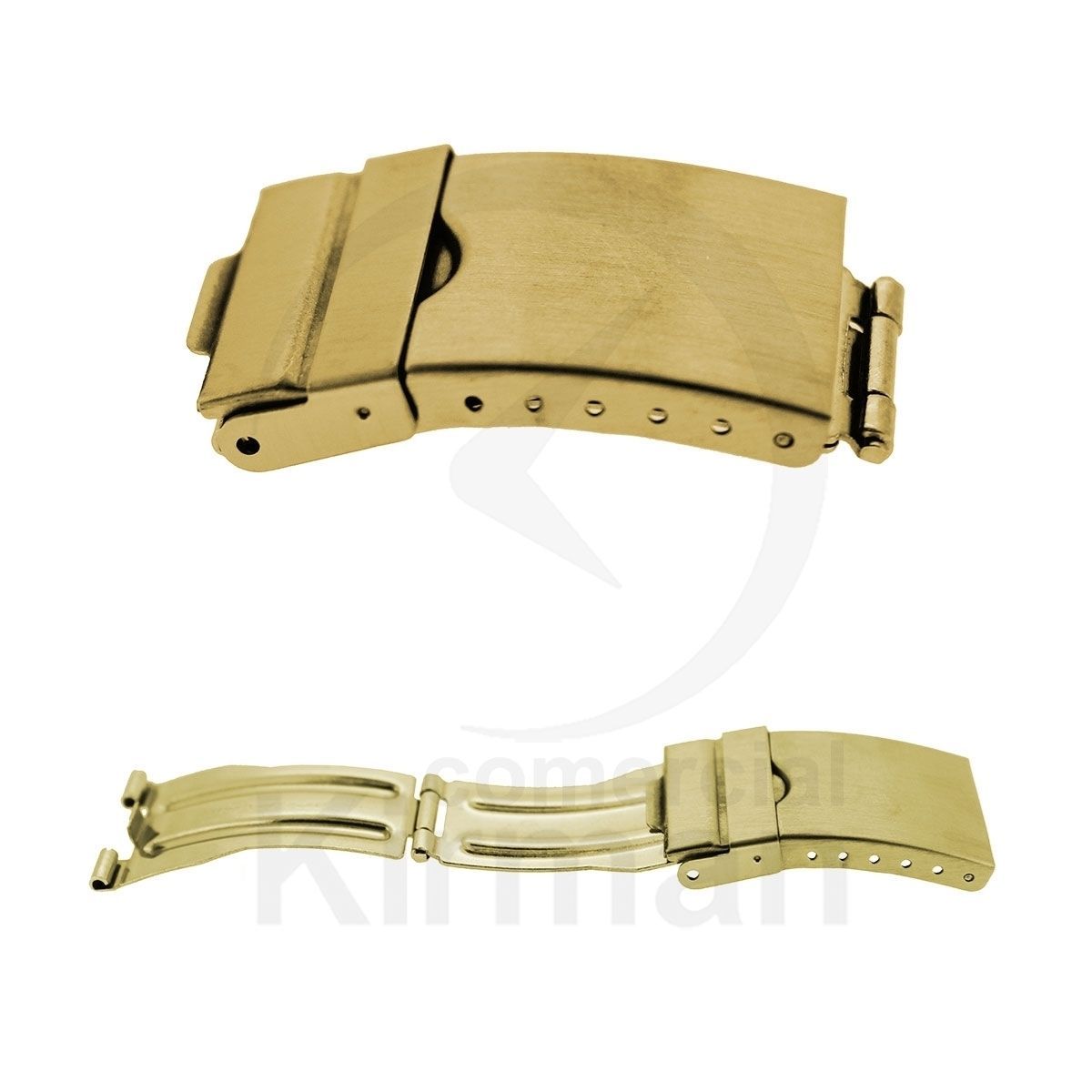 Cierre Reloj Acero Dorado 261409 Seguridad P. Armis Fijación 7mm x 14mm Cierre