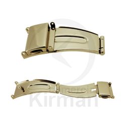 Cierre Reloj Acero Dorado 261429 P. Armis C. Pulsador Fijación 9mm x 10mm Cierre