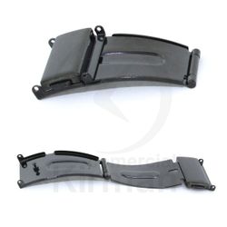 Cierre Reloj Acero Negro 261436 P. Armis C. Pulsador Fijación 9mm x 10mm Cierre