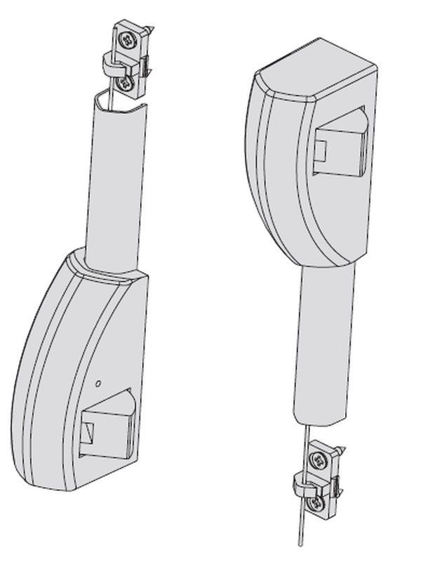 Cierres Suplementarios Antipanico Laterales + Tubos Negro 2480mm