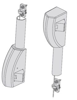 Cierres Suplementarios Antipanico Laterales + Tubos Negro 2480mm