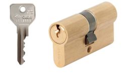 Cilindro / bombín C2000 Niquel 30X65 leva larga.