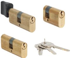 Cilindro / bombín Ovalado niquel 30x40 leva larga.