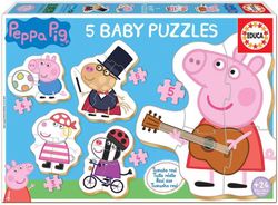Cinco Baby Puzzles - Peppa Pig - Educa