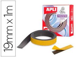 Cinta adhesiva apli magnetica 19mm x 1m