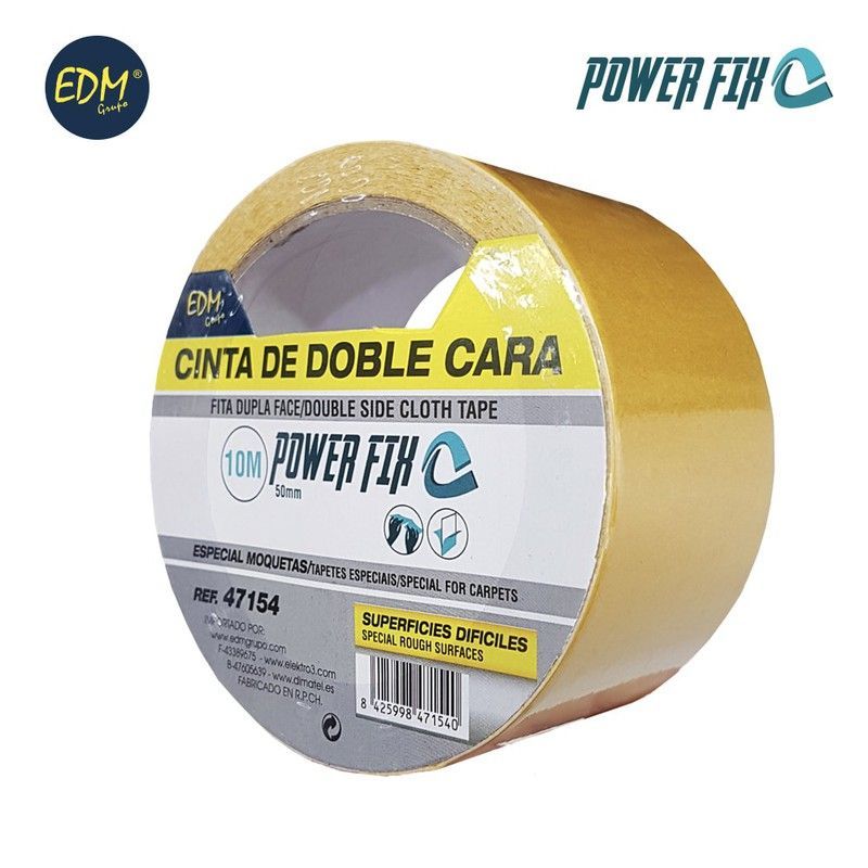 Cinta adhesiva doble cara 10mx50mm edm