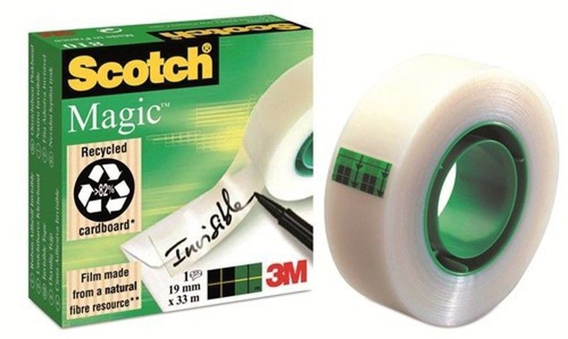 Cinta adhesiva invisible scotch magic