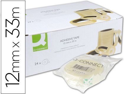 Cinta Adhesiva Q-Connect 33 Mt X 12 mm Encelofanada