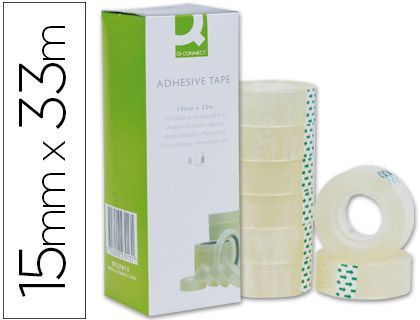Cinta Adhesiva Q-Connect 33 Mt X 15 Mm