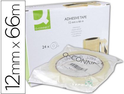 Cinta Adhesiva Q-Connect 66 Mt X 12 mm Encelofanada