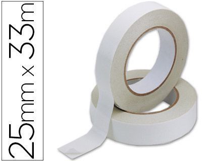 Cinta Adhesiva Q-Connect Doble Cara 33 Mt X 25 Mm