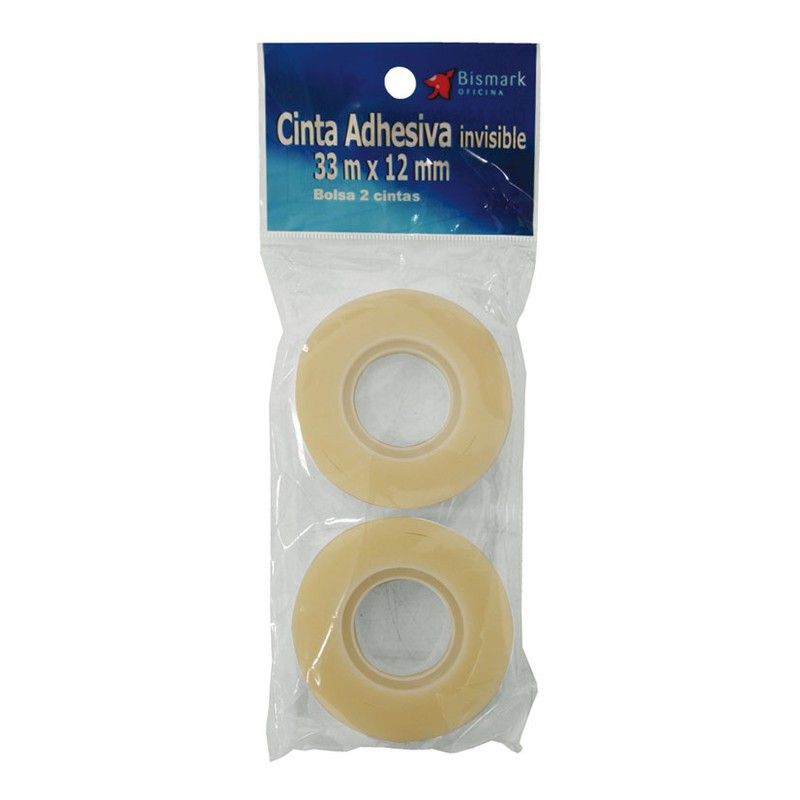 Cinta adhesiva Recamb.2 Ud.Cinta Adhesiva Trans.33X12Mm