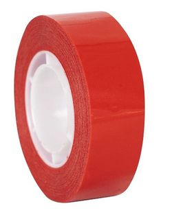 Cinta adhesiva roja 19 mm x 33 m