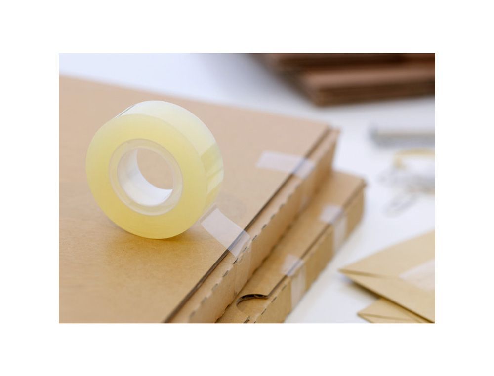 Cinta adhesiva scotch 508 transparente 33x19 mm facil de cortar encelofada individual