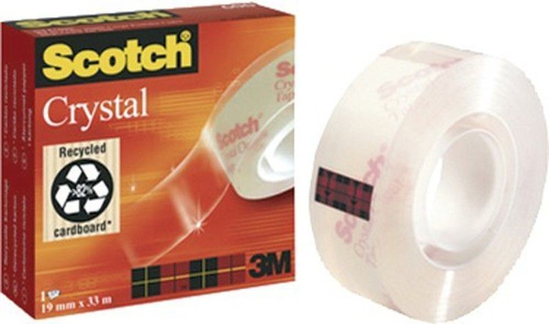 Cinta adhesiva scotch crystal 600