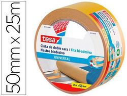 Cinta Adhesiva Tesa Doble Cara Universal 25 M X 50 Mm