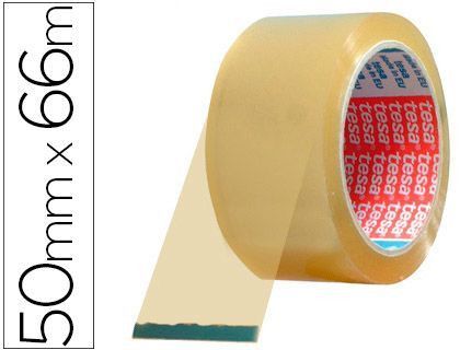 Cinta Adhesiva Tesa Transparente 66 Mt X 50 mm -Para Embalaje