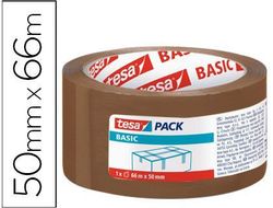 Cinta Adhesiva Tesa Transparente Basic 66 Mt X 50 mm para Embalaje