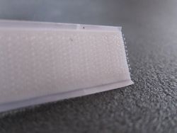 Cinta adhesiva velcro rugoso