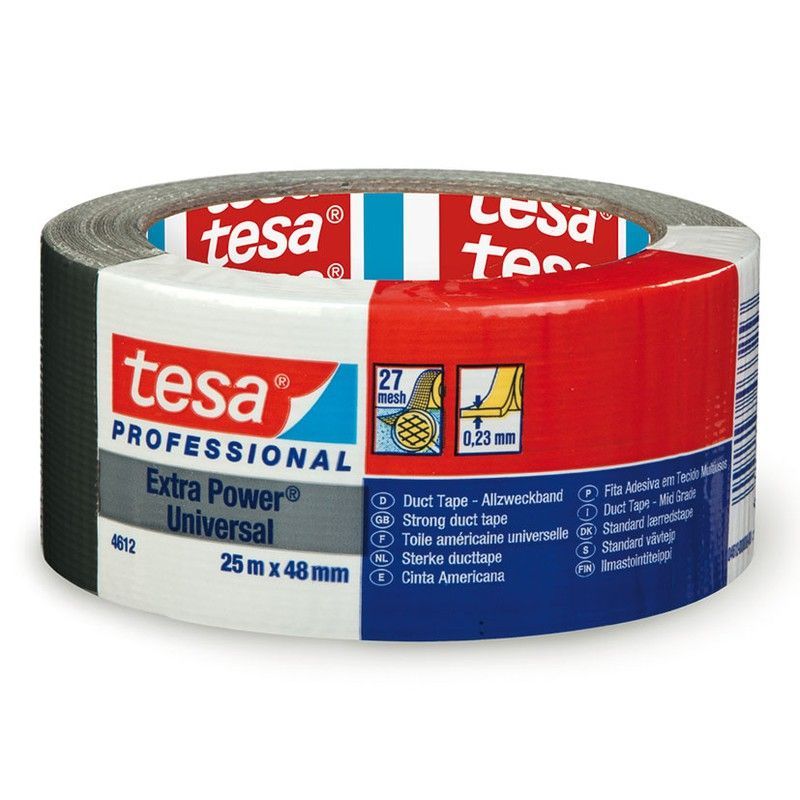 Cinta americana eco PRO-STRONG. 25X50. negra