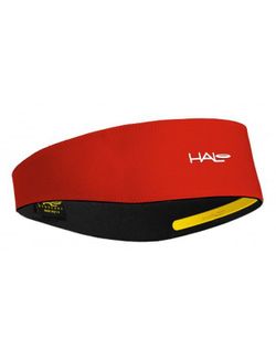 🔴💦 Cinta Deportiva Anti Sudor HALO V VELCRO® HEADBAND - Red | Rendimiento, estilo y comodidad en cada entrenamiento 🏃‍♂️🚴‍♀️🔥