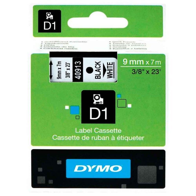 Cinta para rotular d1 de dymo, tamaño 7 metros x 9mm, distintos colores