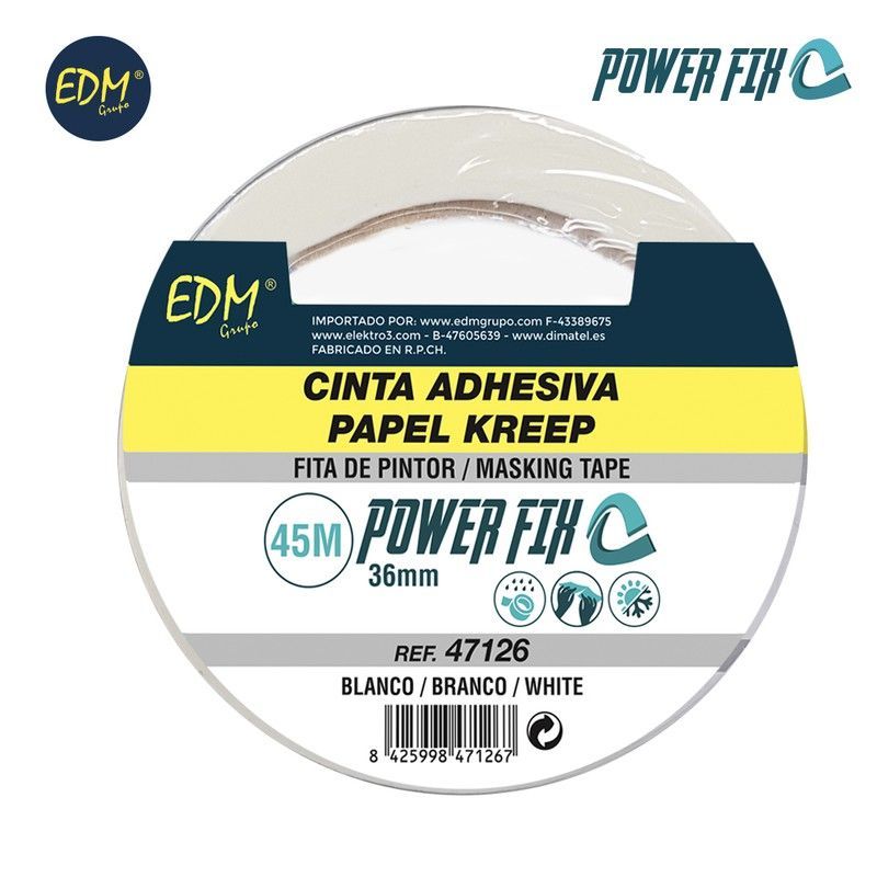 Cinta pintor 36mmx45mts edm