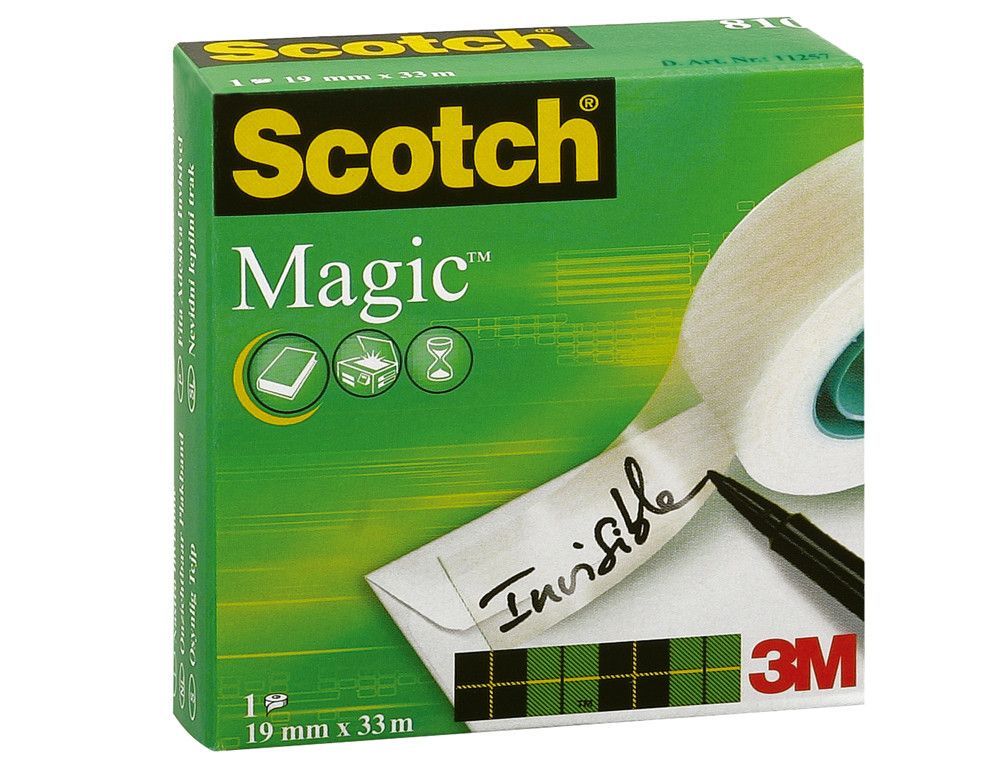 Cinta Scotch Magic 810 invisible 12mm x 33m