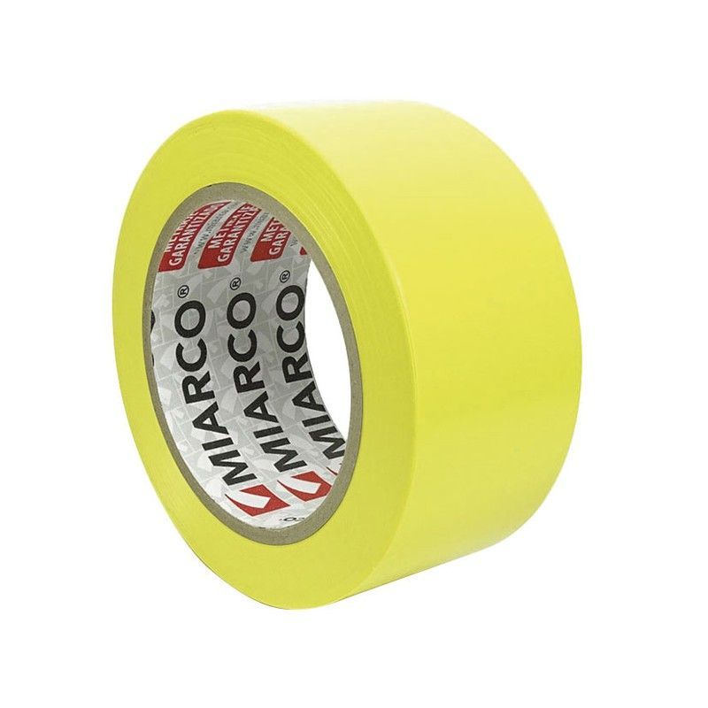 Cinta Señal.Adhesiva Amarilla 50mmx33