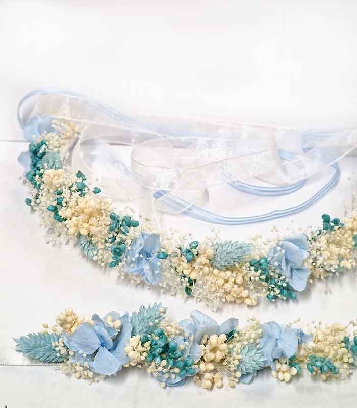 Cinturas o Tirantes de Flores Bea 3 x 45 cm.