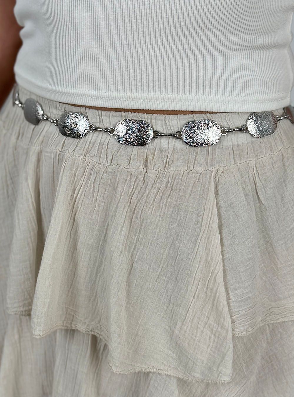 Cinturón de cadena silver