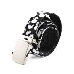 Cinturon Negro Calaveras