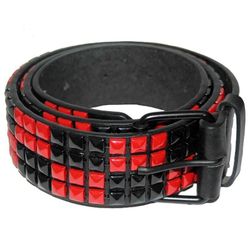 Cinturon Pyr 4H Rojo Y Negro