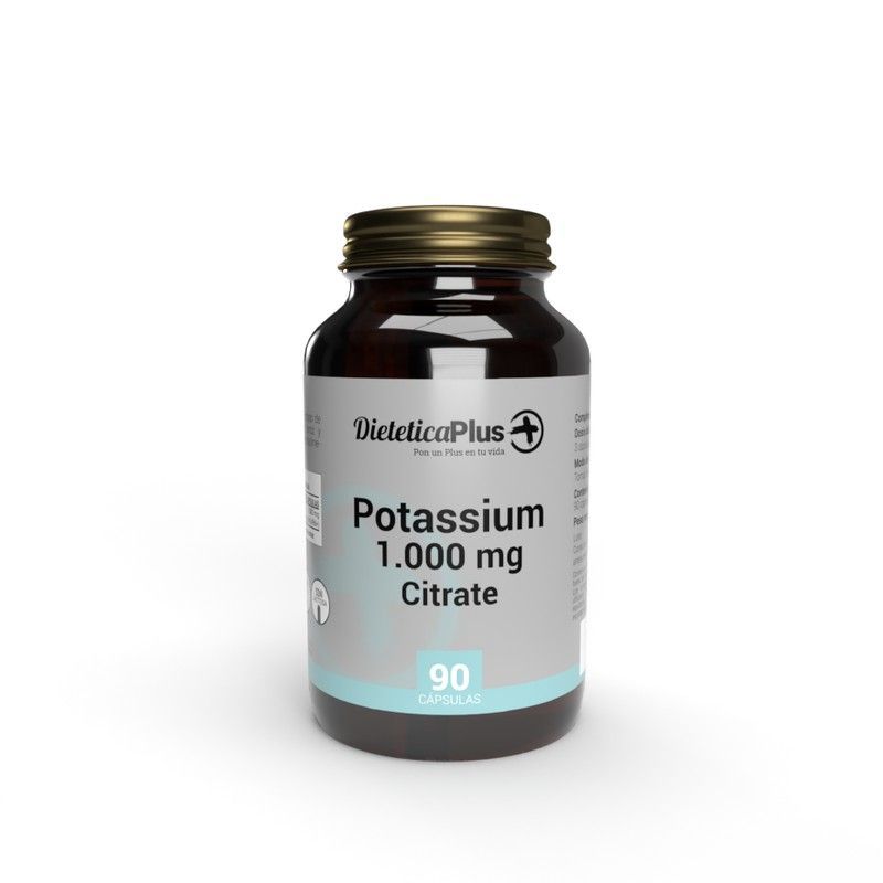 Citrato de Potasio 1000mg 90 Cápsulas Dietetica Plus