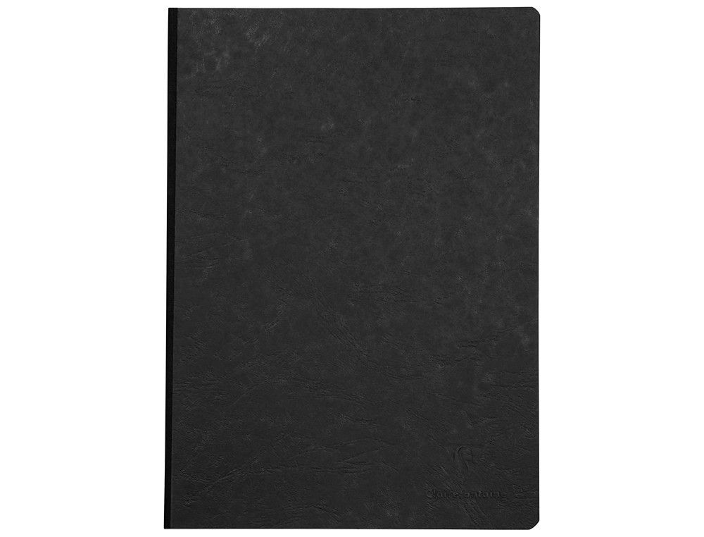 CLAIREFONTAINE Cuaderno Age Bag 96h A5 Liso Negro 795401C