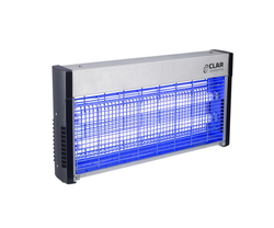 CLAR ELIMINADOR INSECTOS LED T8 2X7.5W(30W) INOX/ABS