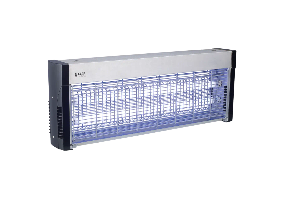 CLAR PEAM80XL ELIMINADOR INSECTOS LED 2X10W(40W) INOX/ABS