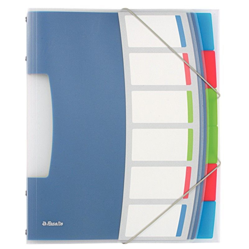 Clasificador Esselte Vivida. PP. 6 separadores con índice, multicolor