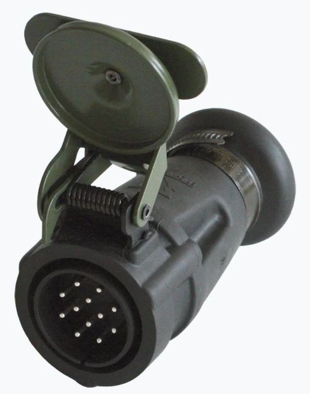 Clavija 12p/24v Con Contactos Hembr