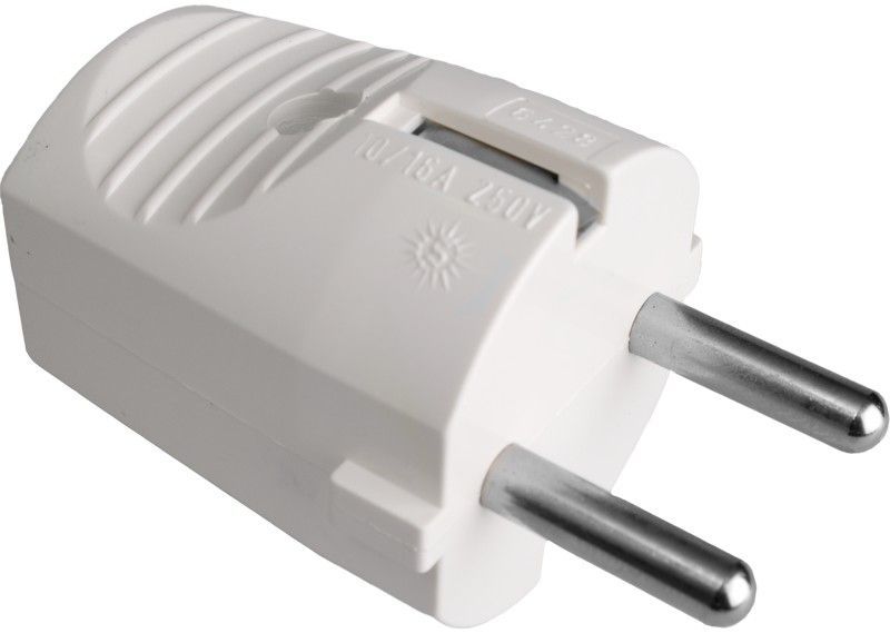 Clavija 2P+T, 16A 250V~. Color blanco