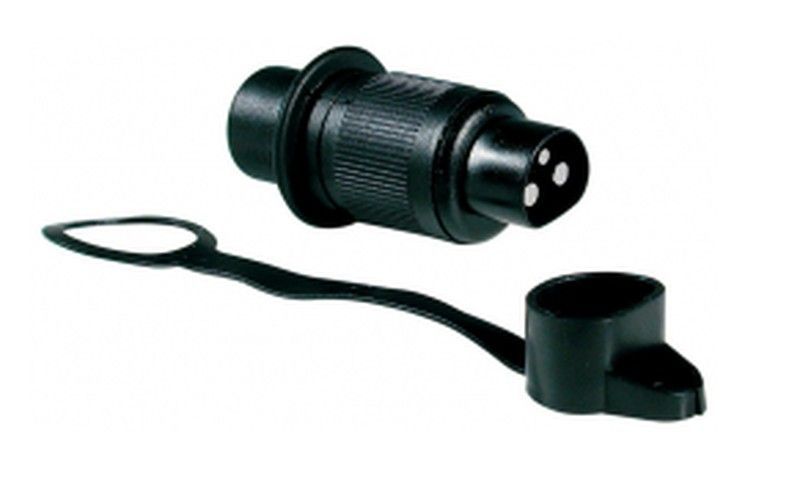 Clavija 3 Polos DIN 9680 termoplástico