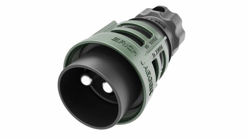 Clavija aérea bipolar con rosca NATO Erich Jaeger