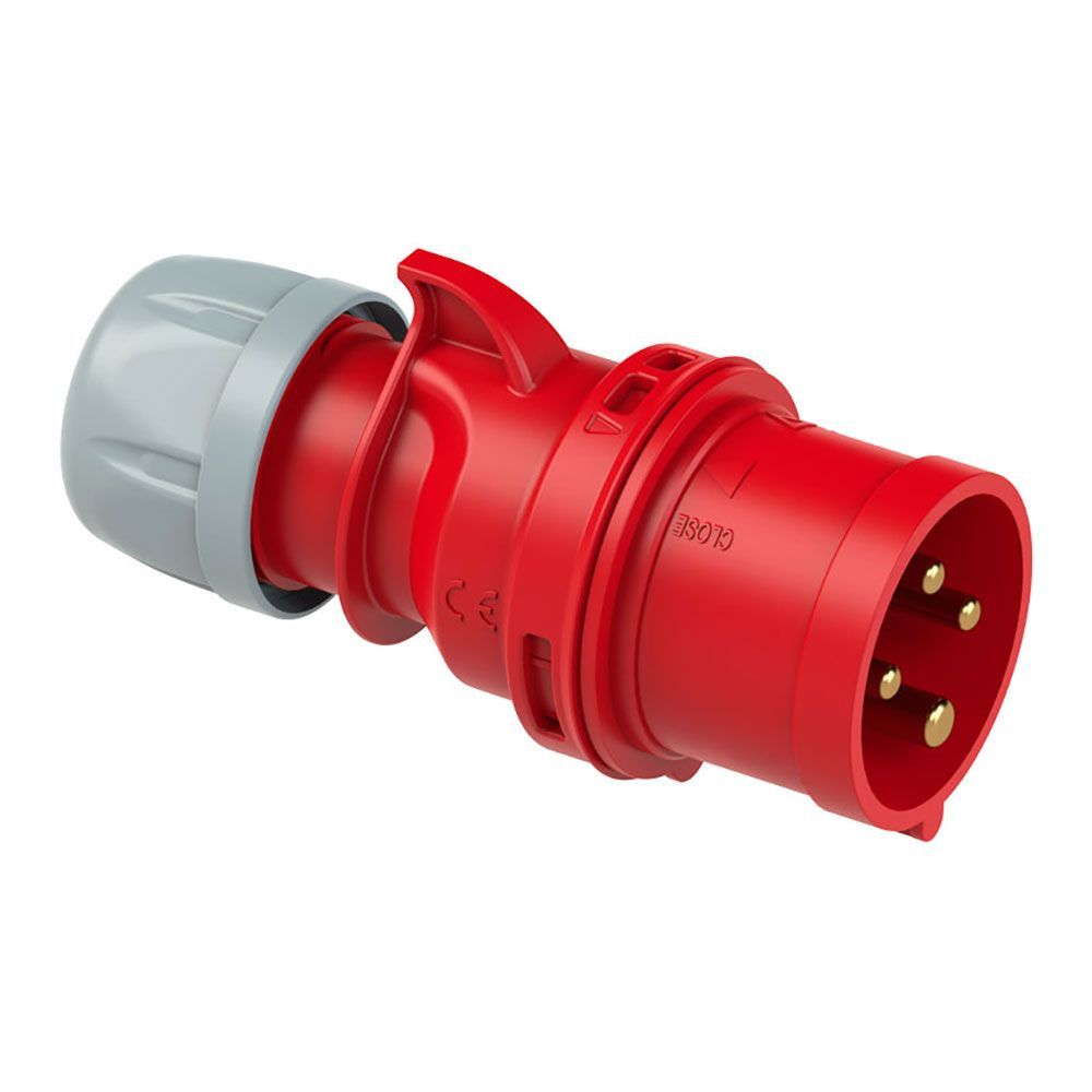 Clavija Cetac 3P+T Roja 16A 400V~ Ip44
