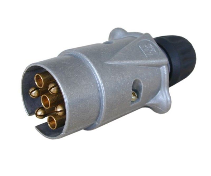 Clavija de 7 polos /12v de metal terminales de tornillo 201005 - Erich Jaeger